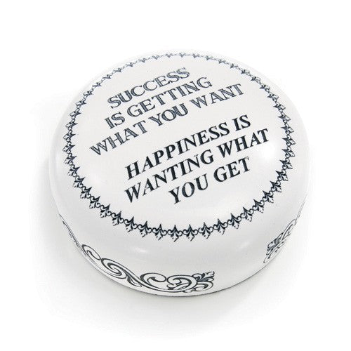Happiness Desktop Paperweight