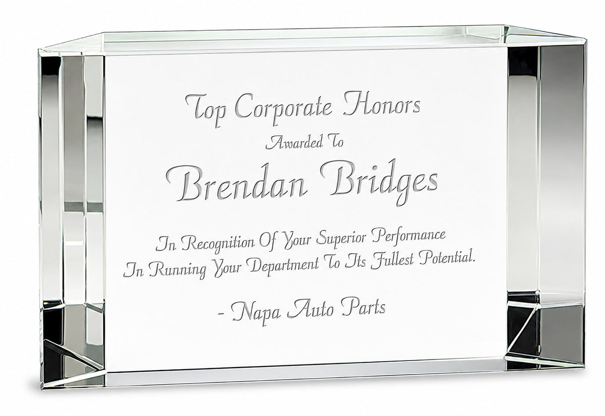 Tier Collection Personalized Employee Recognition Award