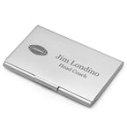 Football Themed Personalized Business Card Holder