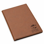 World's Best Teacher Brown Leatherette Mini Portfolio