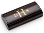 Roman Monogram Theme Personalized Two Piece Pen Set with Wood Box