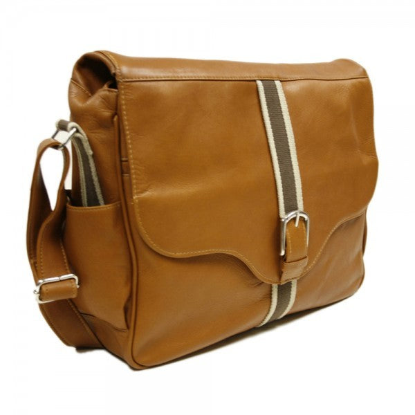 European Messenger Bag by Piel Leather - Free Personalization