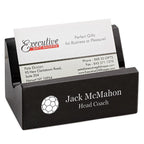 Soccer Themed Personalized Desktop Business Card Holder
