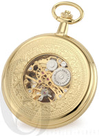 Gold Charles Hubert Pocket Watch & Chain #3909-G - Executive Gift Shoppe