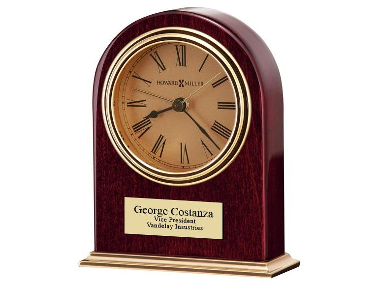 Parnell Personalized Desk Clock by Howard Miller