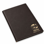 World's Best Mom Black Leatherette Portfolio & Pad Holder