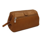 Deluxe Leather Travel Toiletry Bag