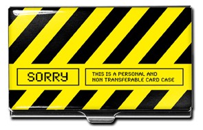 "Sorry" Business Card Case - Executive Gift Shoppe