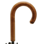 Grey & Brown Tartan European Maple Umbrella