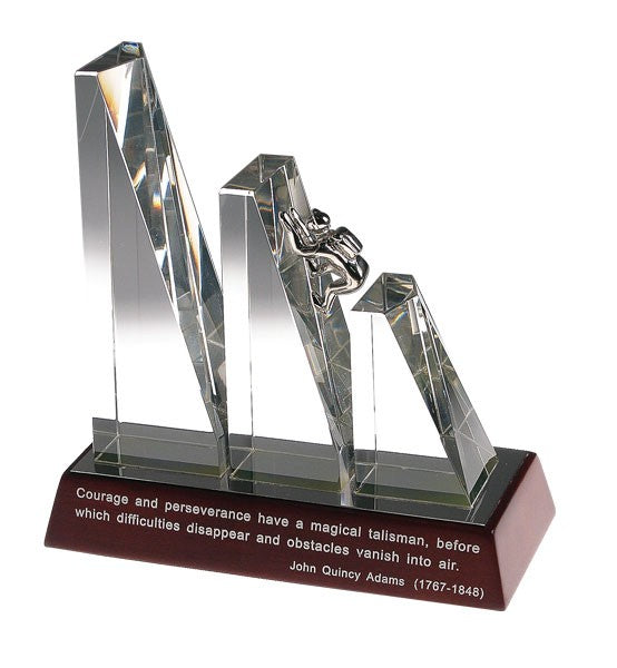 Courage & Perseverance - Inspirational Desk Sculpture
