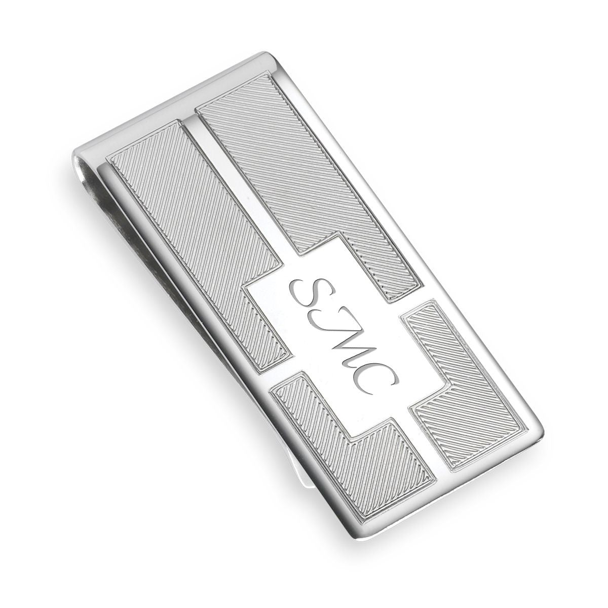 Starboard Collection Sterling Silver Engravable Money Clip