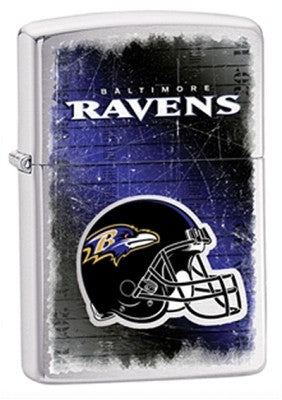Baltimore Ravens NFL Brushed Chrome Zippo Lighter - ID# Z762