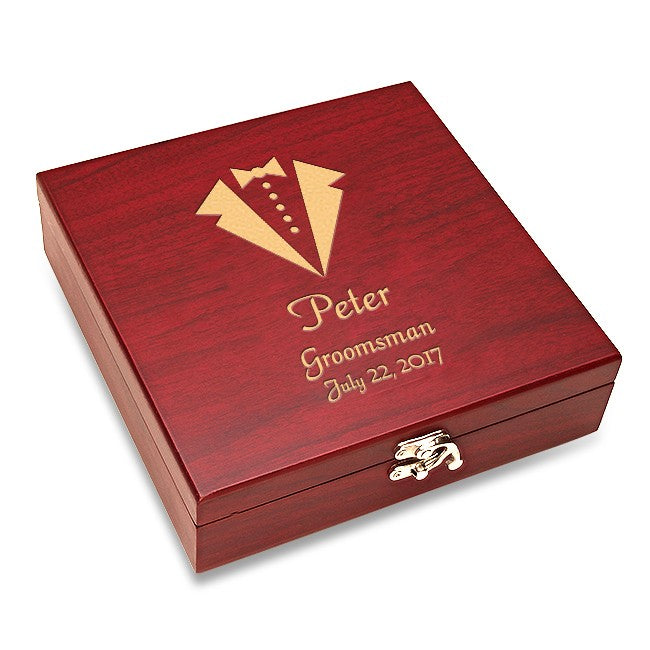 Tuxedo Theme Flask & Gaming Set