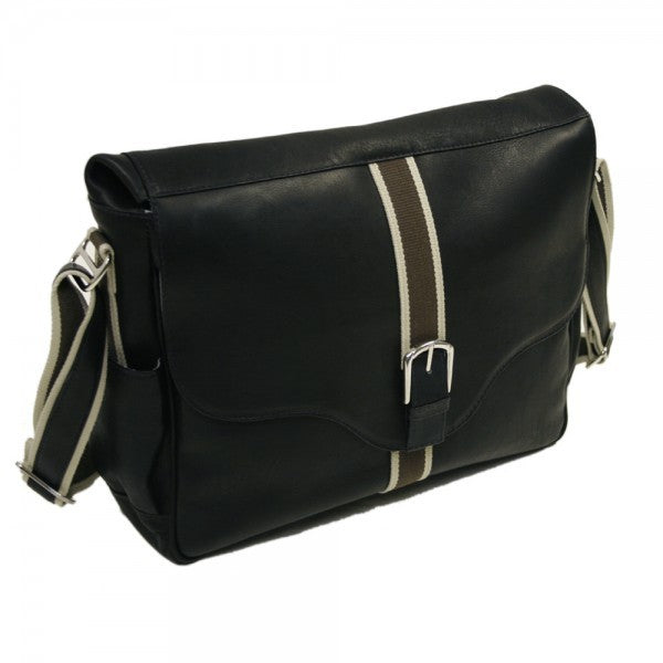 European Messenger Bag by Piel Leather - Free Personalization