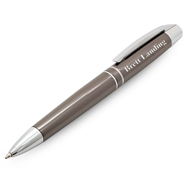 Gunmetal Engraved Ballpoint Pen