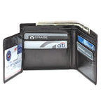 Classic Leather Bifold Wallet with ID Flap - Executive Gift Shoppe