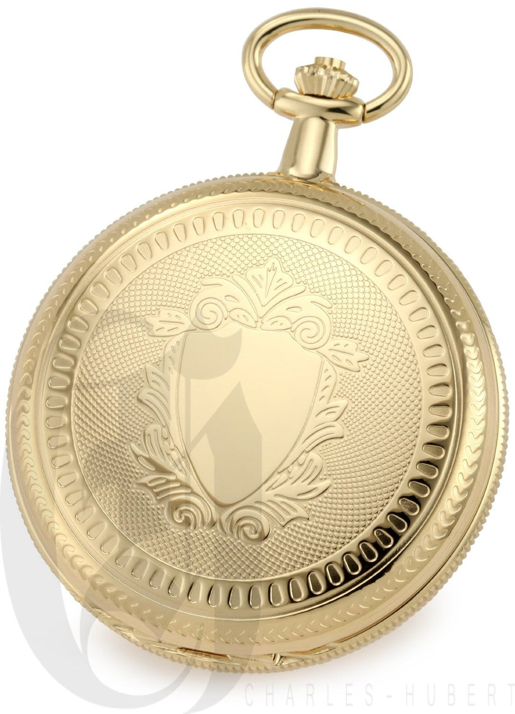 Gold Charles Hubert Pocket Watch & Chain #3909-G - Executive Gift Shoppe