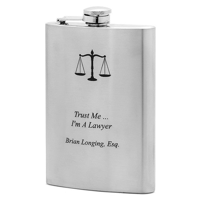 Trust Me ... I'm A Lawyer Flask - Executive Gift Shoppe