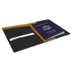 Personalized Black & Gold Passport Holder