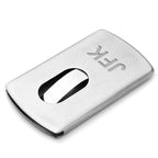 Finger Dispensing Stainless Steel Business Card Holder - Executive Gift Shoppe