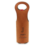 Full Name Monogram Rawhide Leatherette Wine Carrier