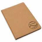 Baseball Coach's Personalized Brown Leatherette Portfolio