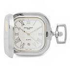 Two Tone Engravable Quartz Pocket Watch & Chain - Executive Gift Shoppe