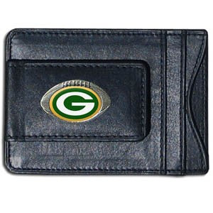 NFL Leather Wallet & Money Clip - Executive Gift Shoppe