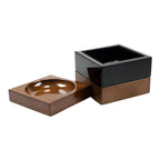Executive Stackable Wooden Paper Clip and Pin Tray
