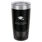 Graduate Emblem 20 Ounce Black Polar Camel Travel Mug