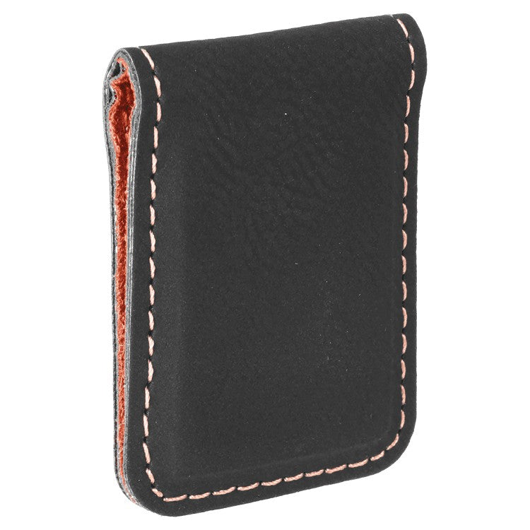 Personalized Black & Gold Magnetic Money Clip
