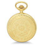 Gold Mechanical Executive Charles Hubert Pocket Watch and Chain #3558 - Executive Gift Shoppe