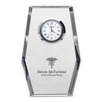 Physical Therapist Personalized Crystal Desk Clock