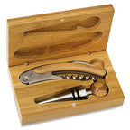 World's Best Dad Bamboo 2 Piece Wine Tool Set