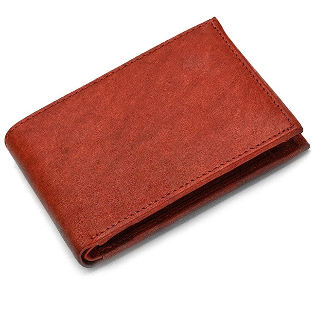 Men's Bifold Wallet with ID Flap & Change Pouch