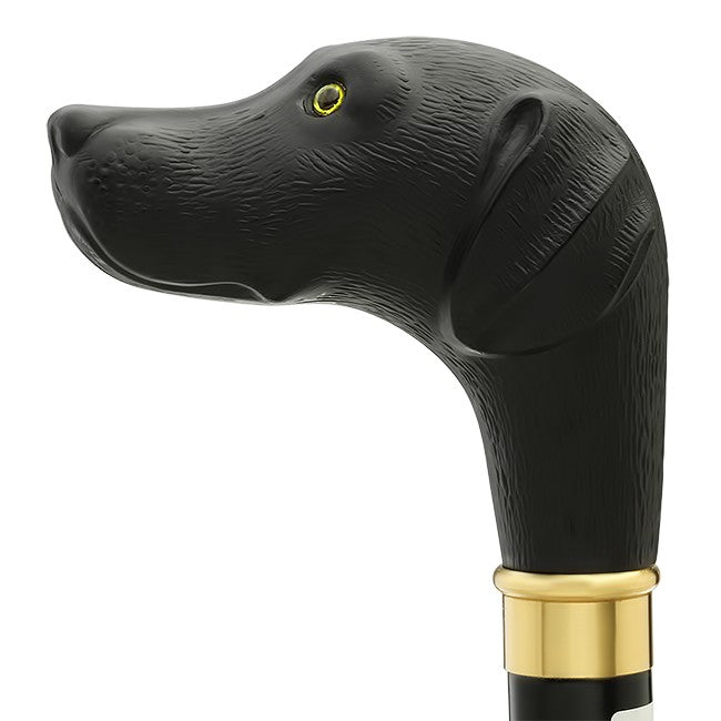 Black Labrador Walking Stick