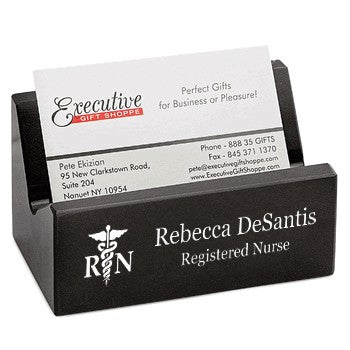 Nurse's Desktop Business Card Holder