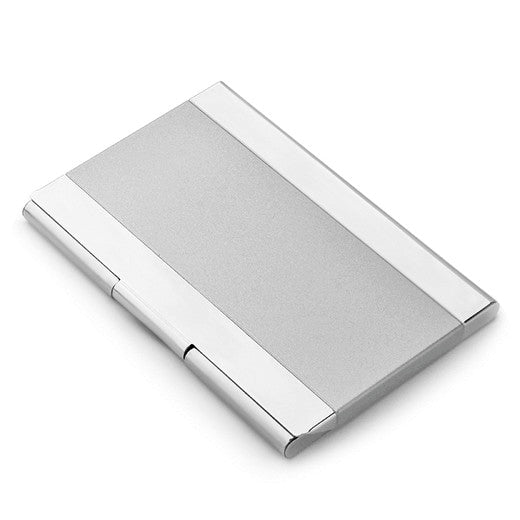 Personalized Two Tone Business Card Holder - Executive Gift Shoppe