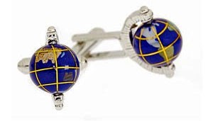 Spinning Globe Cufflinks