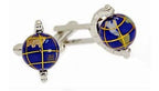 Spinning Globe Cufflinks