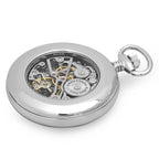 Open Face Mechanical Charles Hubert Pocket Watch & Chain #3673 - Executive Gift Shoppe