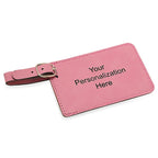 Personalized Pink Luggage Tag