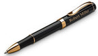 Executive Collection Laser Engraved Black & Gold Ballpoint Pen