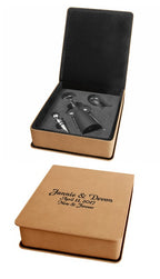 Personalized Light Brown 3 Piece Wine Tool Set