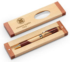 Coast Guard Theme Personalized Maple & Rosewood Engraved Pen and Box