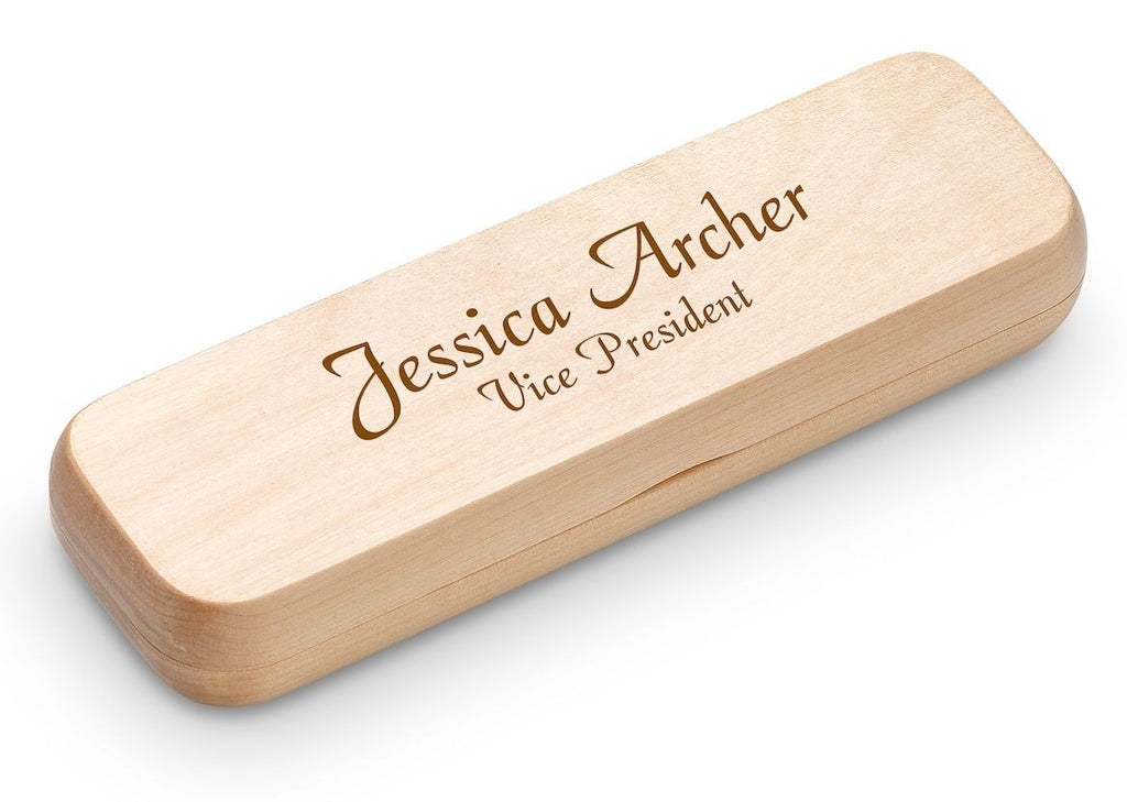 Personalized Maple Wood Pen and Pencil Set