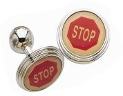 Stop Sign Cufflinks