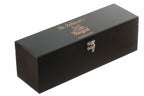 Personalized Vineyard Theme Black Wine Box