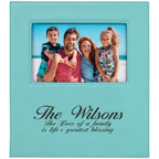 Teal 4" x 6" Picture Frame with Large Personalization Area