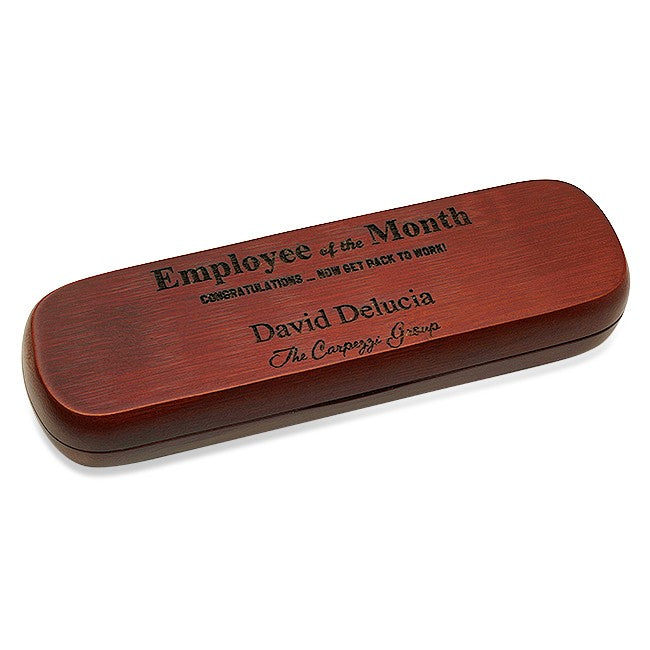 Employee Of The Month Rosewood Dual Pen Set